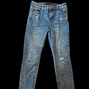 Kendall & Kylie Women Sz 3 Distressed Ultra Babe Skinny NEW